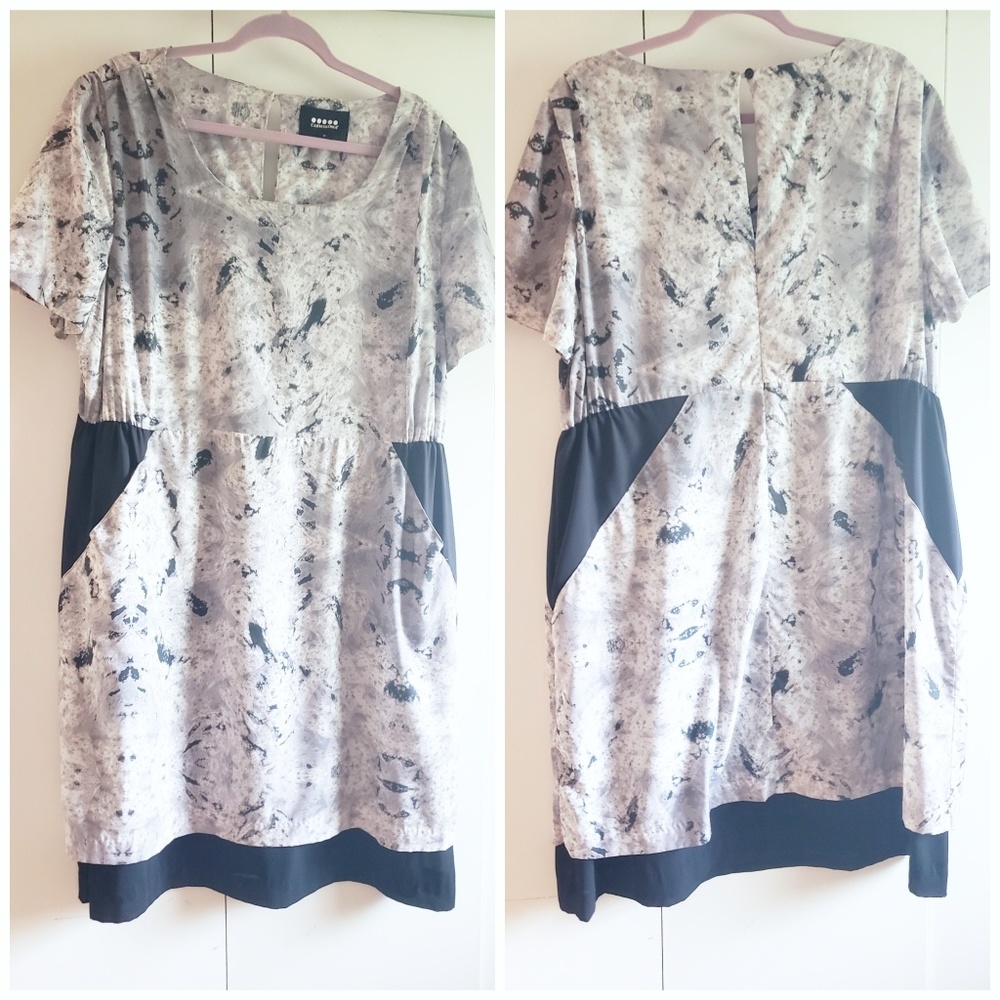 Carmakoma Black/White sz 18 dress